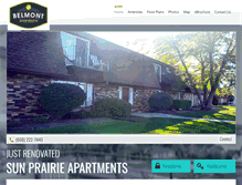Tablet Screenshot of belmontsunprairie.com